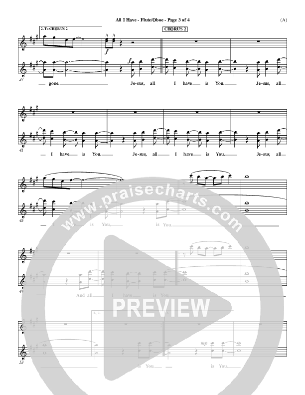 All I Have Flute/Oboe ()