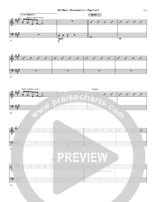 All I Have Percussion 1/2 ()