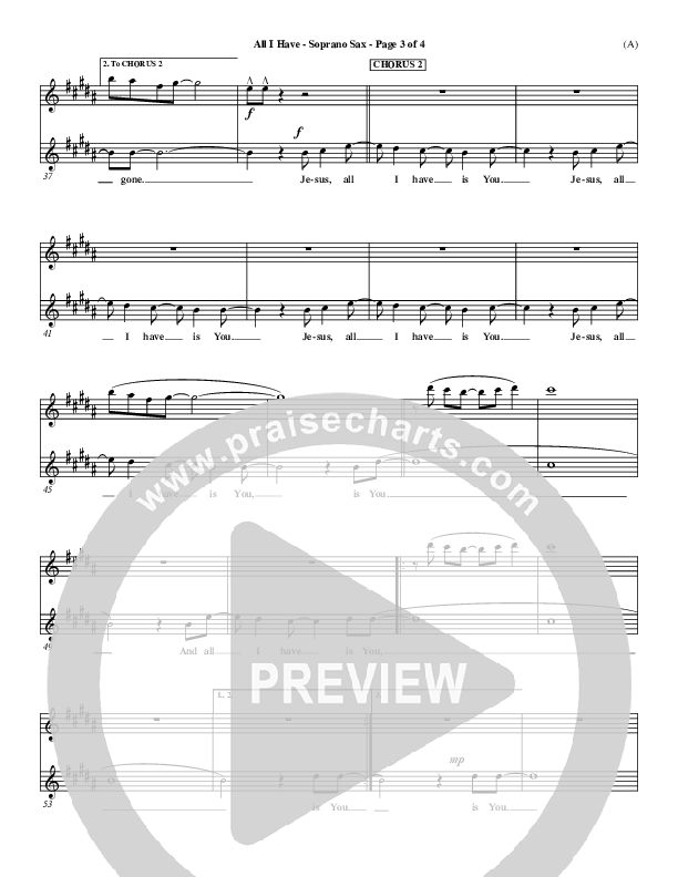 All I Have Soprano Sax ()