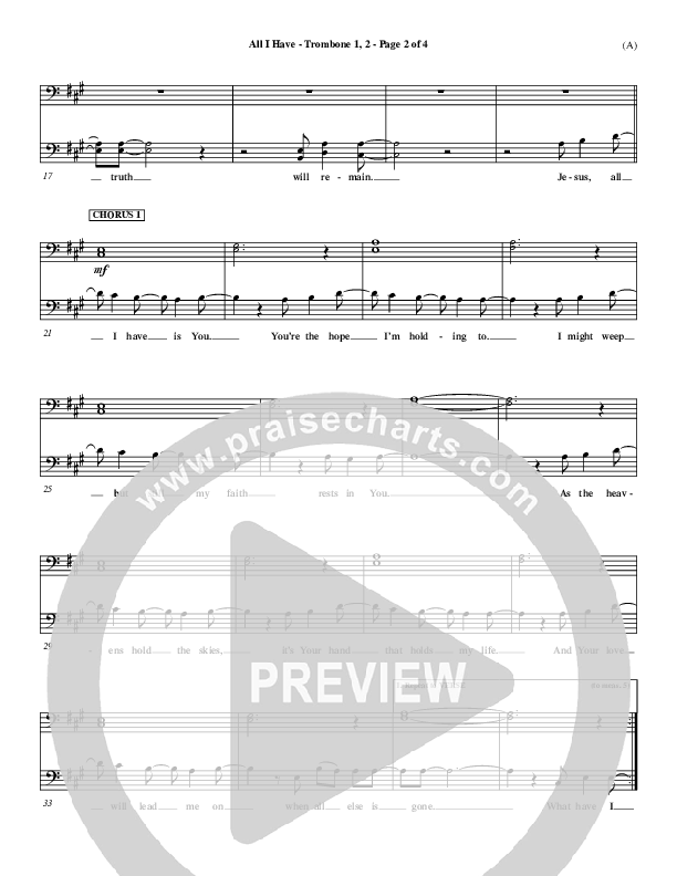 All I Have Trombone 1/2 ()