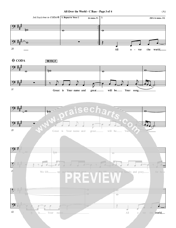 All Over The World Contrabass (Delirious)