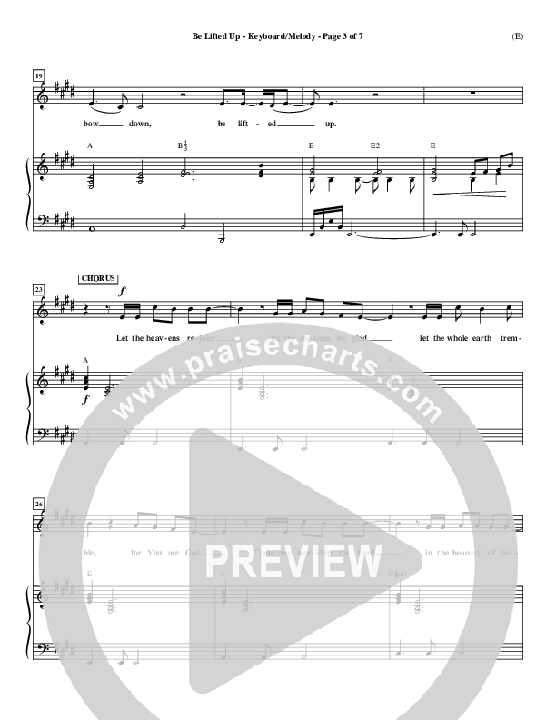 Be Lifted Up Piano/Vocal (Paul Oakley)