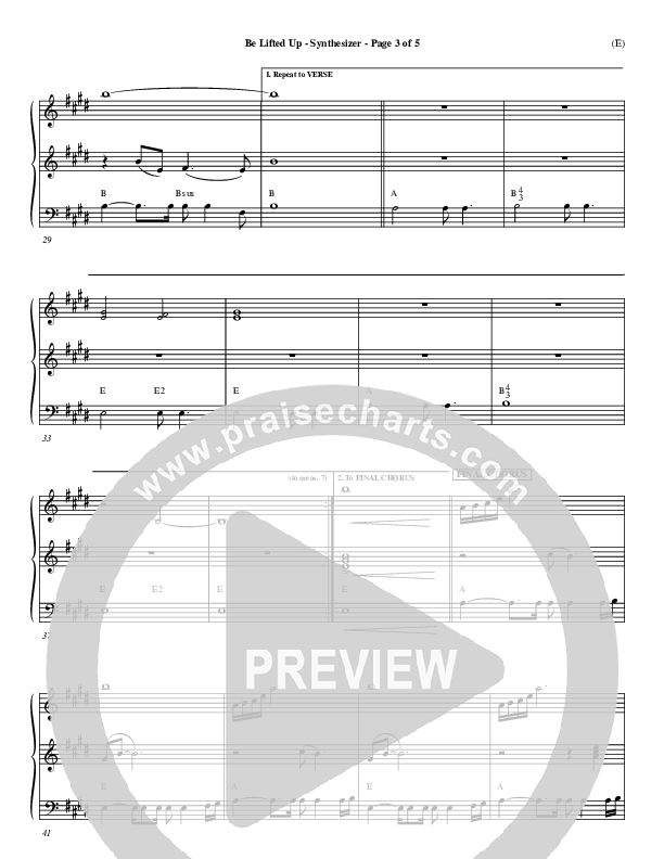 Be Lifted Up Synth (Paul Oakley)