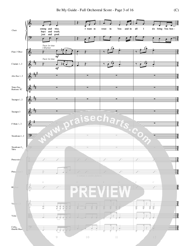 Be My Guide Orchestration (Brian Doerksen)