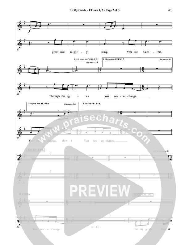 Be My Guide French Horn 1/2 (Brian Doerksen)