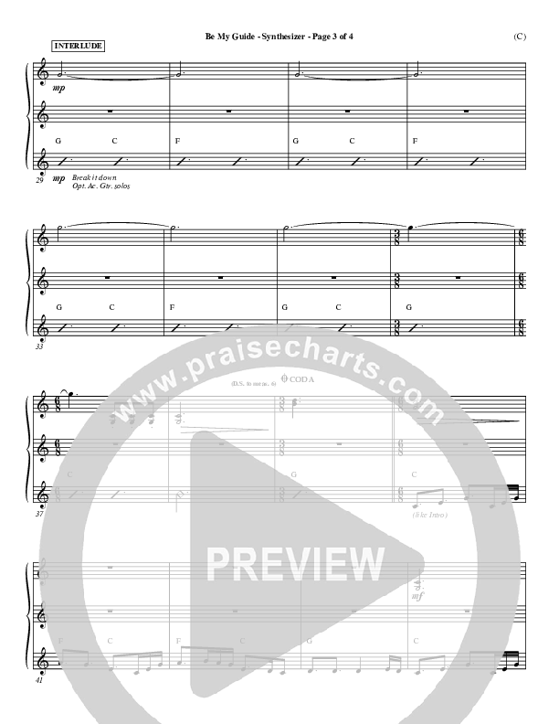 Be My Guide Synth (Brian Doerksen)