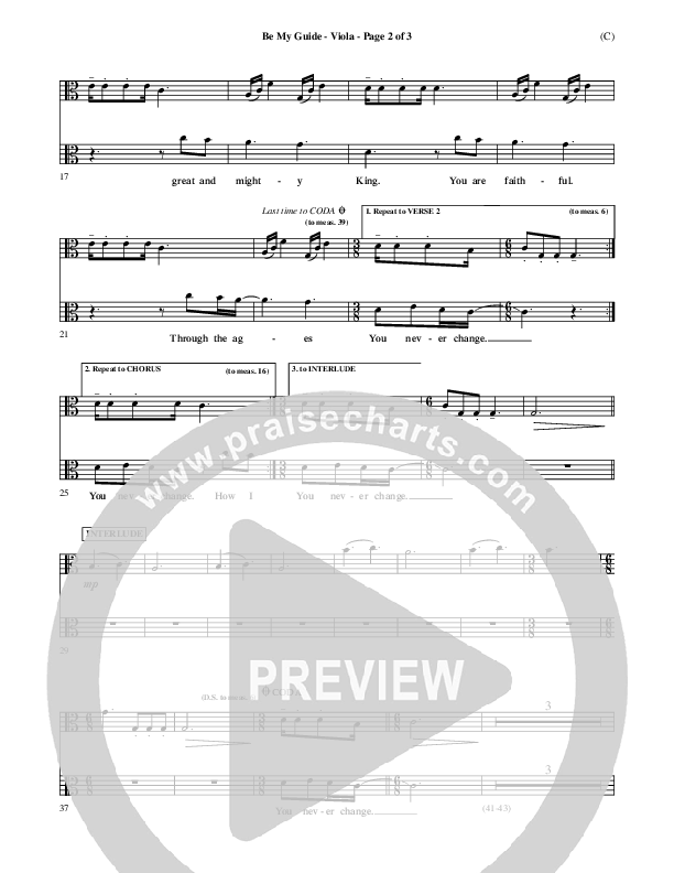 Be My Guide Viola (Brian Doerksen)