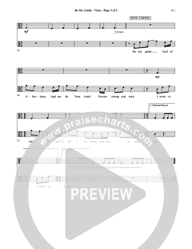 Be My Guide Viola (Brian Doerksen)