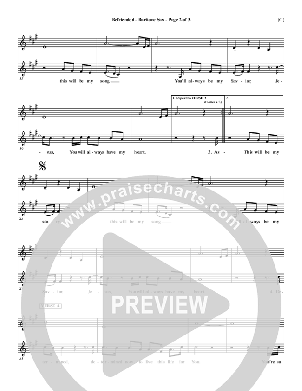 Befriended Bari Sax (Matt Redman)