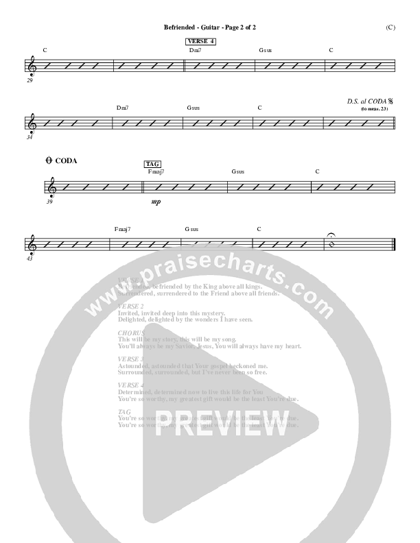 Befriended Guitar (Matt Redman)