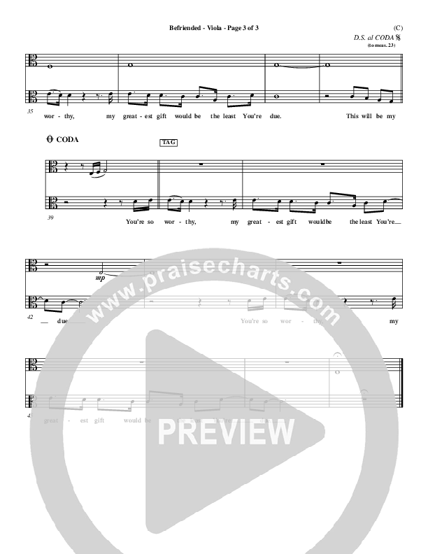 Befriended Viola (Matt Redman)