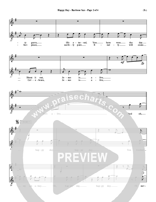 Happy Day Bari Sax (Tim Hughes)