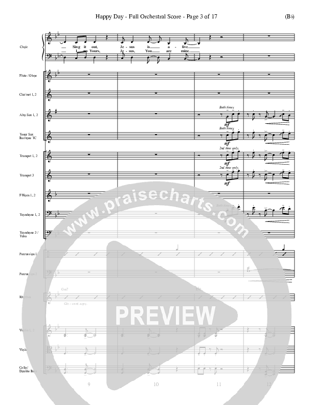 Happy Day Conductor's Score (Tim Hughes)