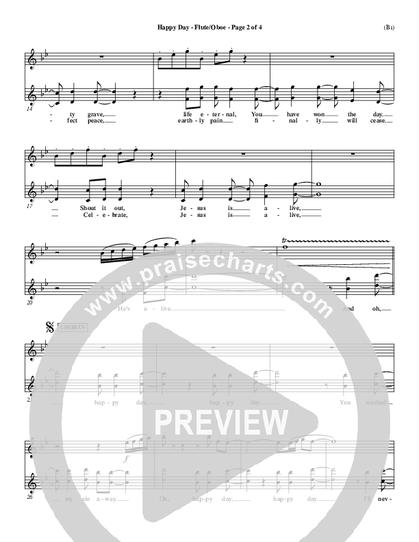 Happy Day Flute/Oboe (Tim Hughes)