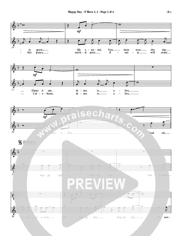 Happy Day French Horn 1/2 (Tim Hughes)