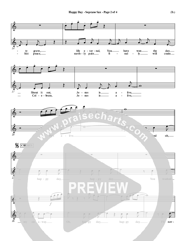 Happy Day Soprano Sax (Tim Hughes)