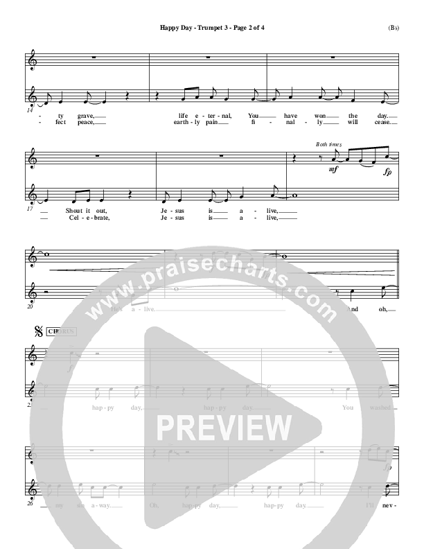 Happy Day Trumpet 3 (Tim Hughes)