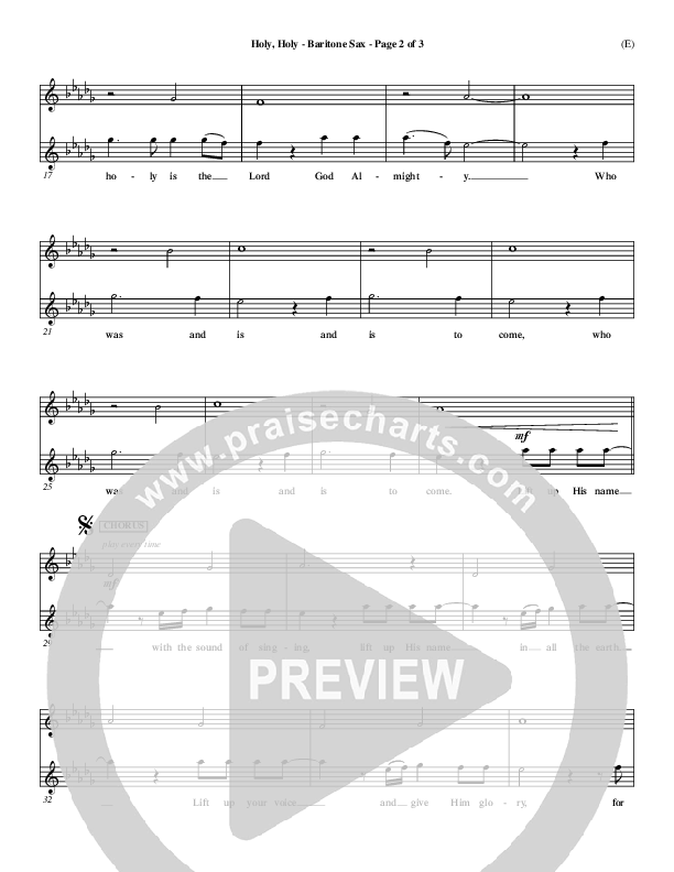 Holy Holy Bari Sax (Nathan Fellingham)