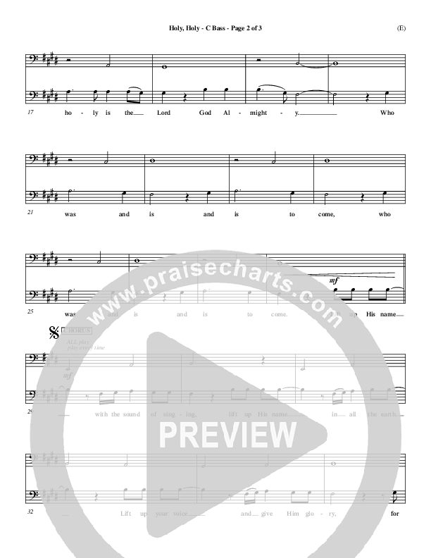 Holy Holy Contrabass (Nathan Fellingham)