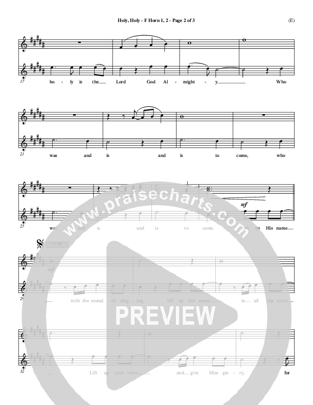 Holy Holy French Horn 1/2 (Nathan Fellingham)