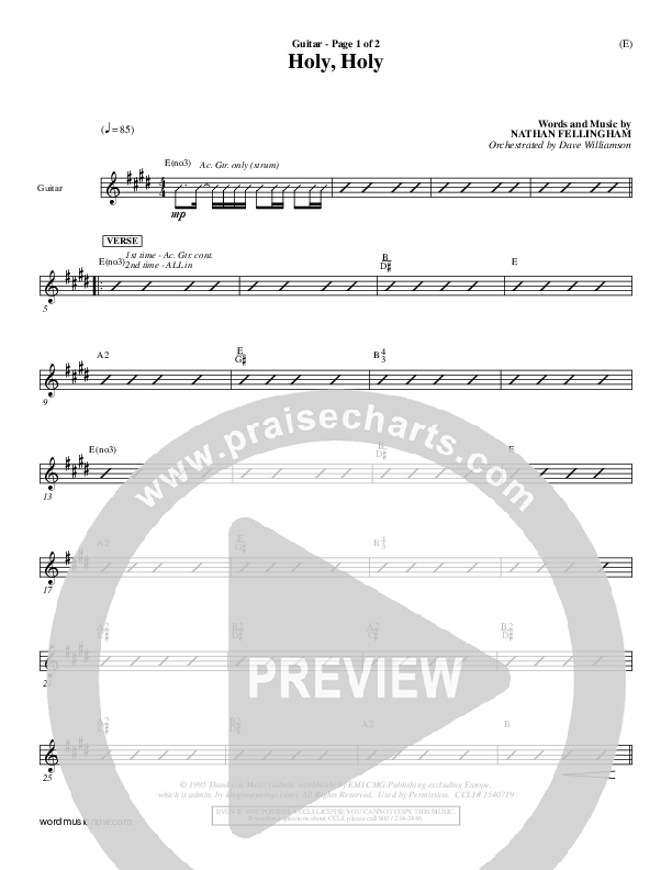 Holy Holy Guitar (Nathan Fellingham)