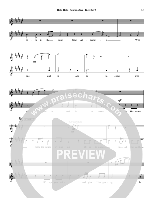 Holy Holy Soprano Sax (Nathan Fellingham)