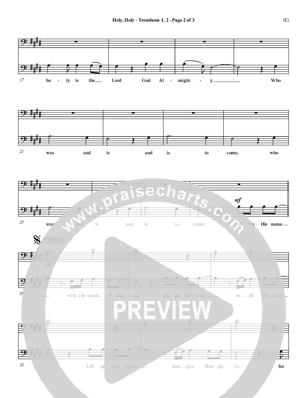 Holy Holy Trombone 1/2 (Nathan Fellingham)