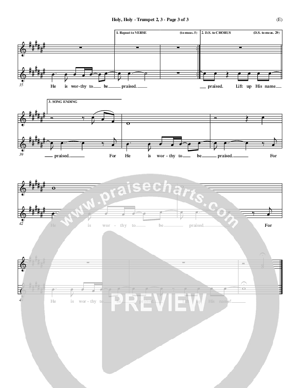 Holy Holy Trumpet 2/3 (Nathan Fellingham)