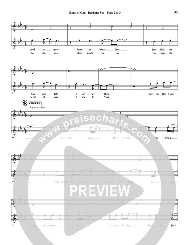 Humble King Bari Sax (Brenton Brown)