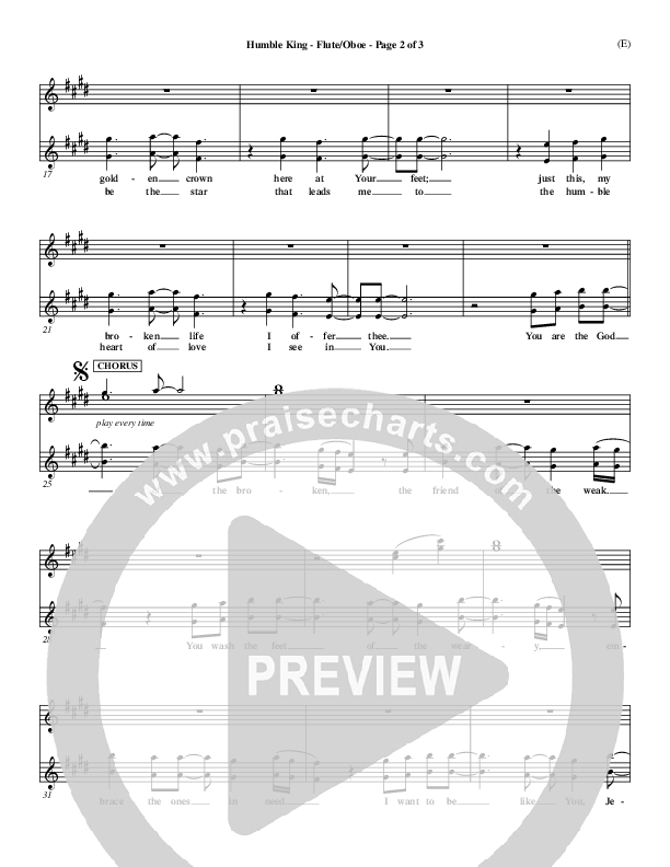 Humble King Flute/Oboe (Brenton Brown)