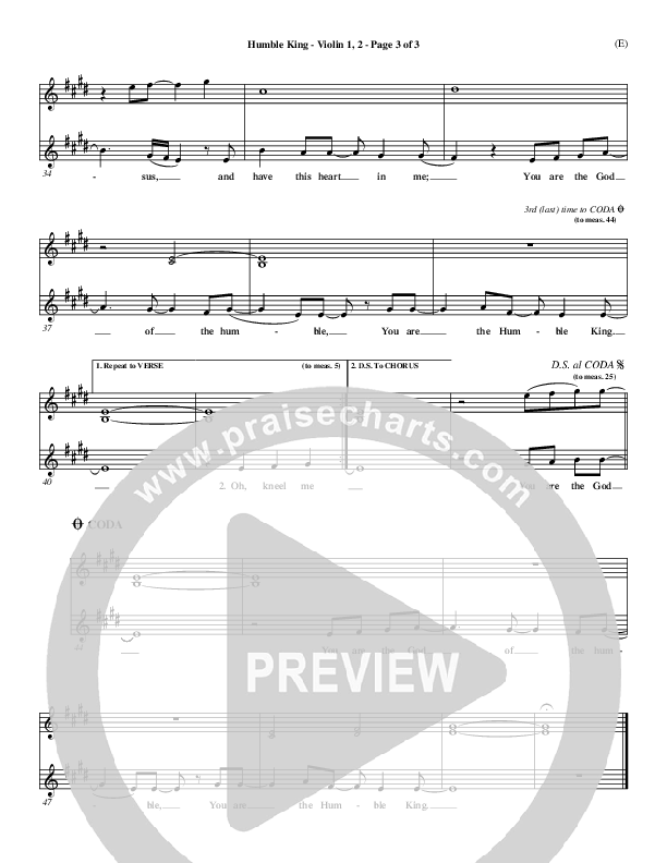 Humble King Violin 1/2 (Brenton Brown)