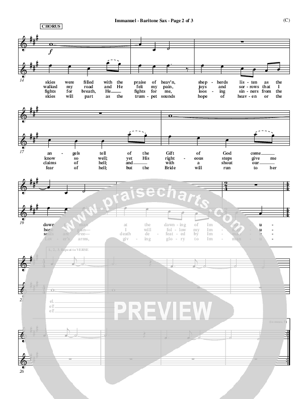 Immanuel Bari Sax (Stuart Townend)