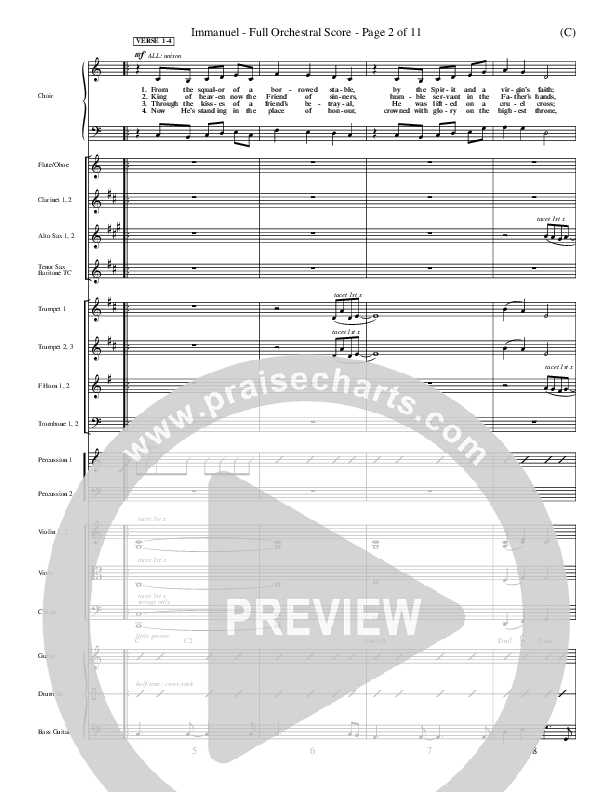 Immanuel Orchestration (Stuart Townend)