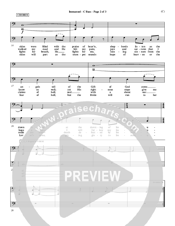 Immanuel Contrabass (Stuart Townend)