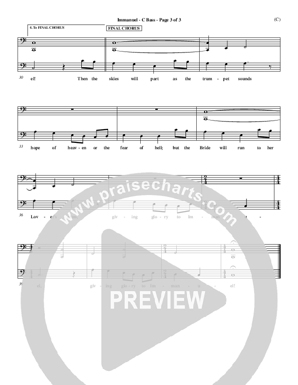 Immanuel Contrabass (Stuart Townend)