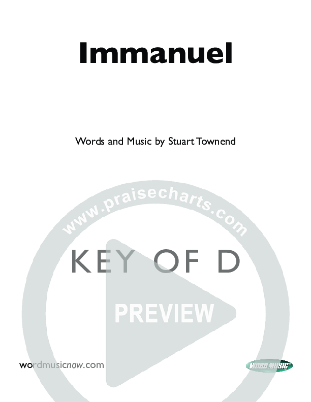 Immanuel Cover Sheet (Stuart Townend)