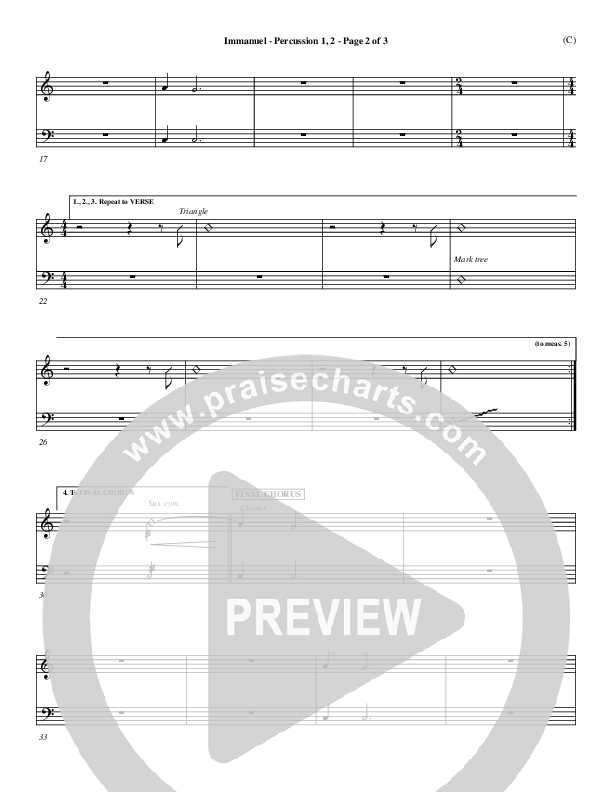 Immanuel Percussion 1/2 (Stuart Townend)