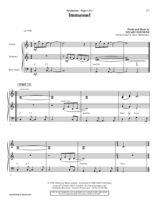 Immanuel Synth (Stuart Townend)