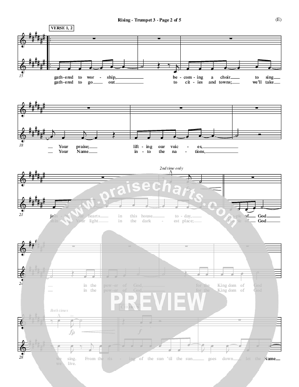 Rising Trumpet 3 (Paul Baloche)