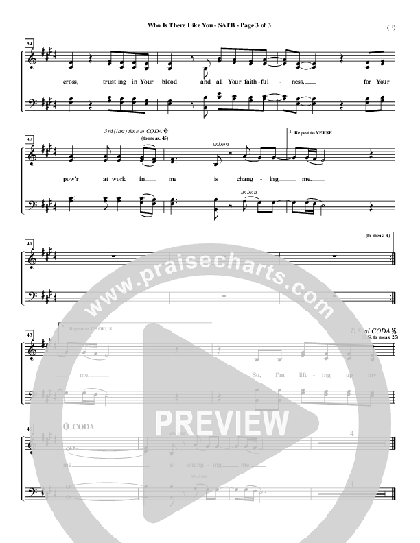 Who is There Like You Choir Vocals (SATB) (Paul Oakley)