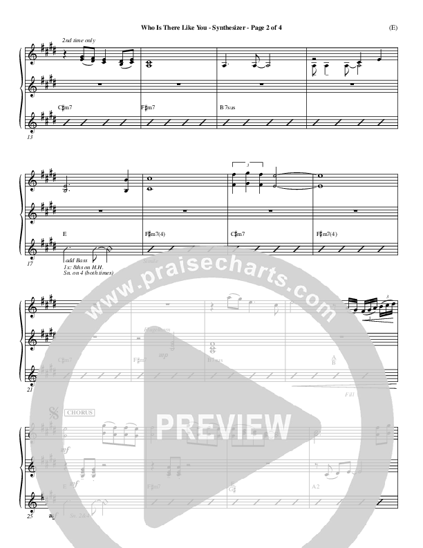 Who is There Like You Synth (Paul Oakley)