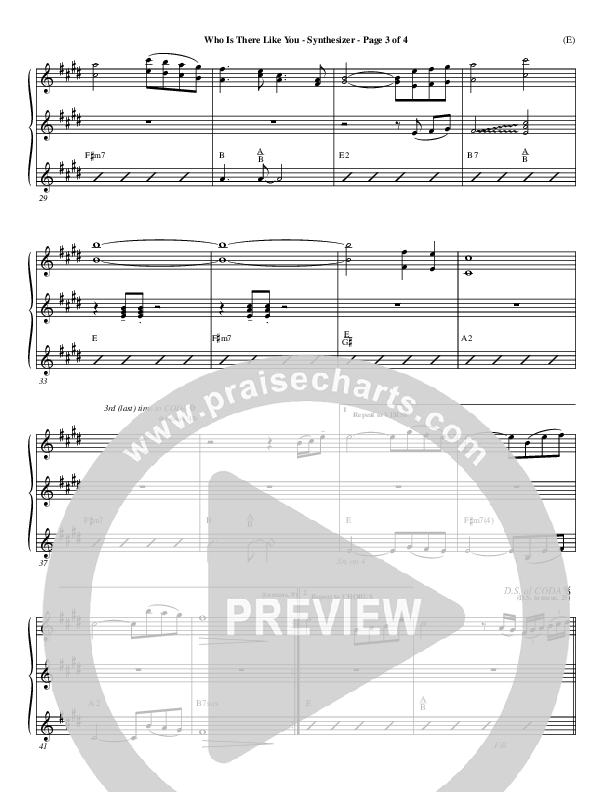 Who is There Like You Synth (Paul Oakley)