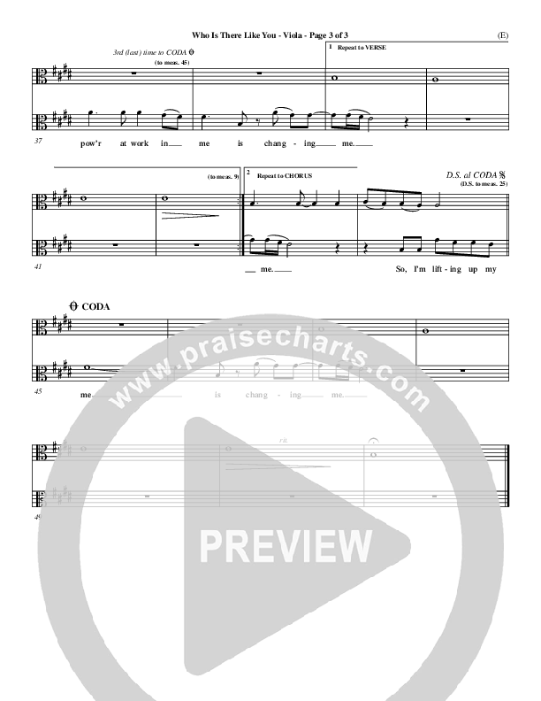 Who is There Like You Viola (Paul Oakley)