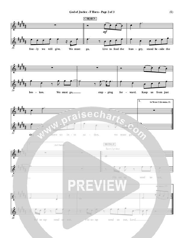 God Of Justice French Horn (Tim Hughes)