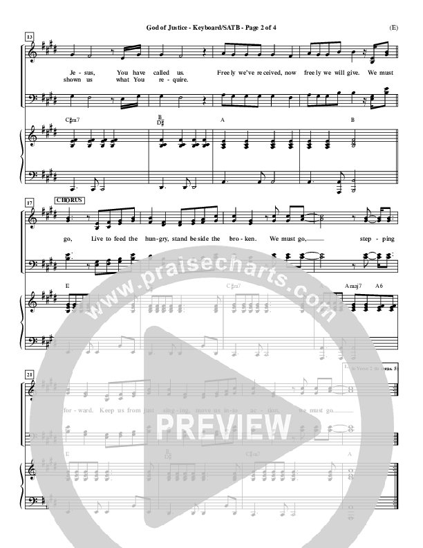 God Of Justice Piano/Vocal Pack (Tim Hughes)