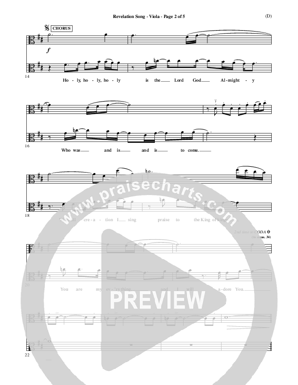 Revelation Song Sheet Music PDF (Gateway Worship) - PraiseCharts