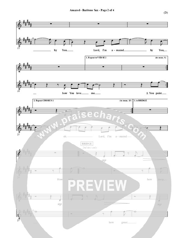 Amazed Bari Sax (Jared Anderson)