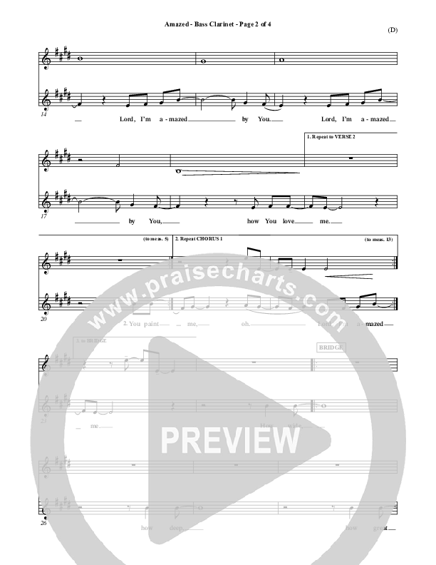 Amazed Bass Clarinet (Jared Anderson)