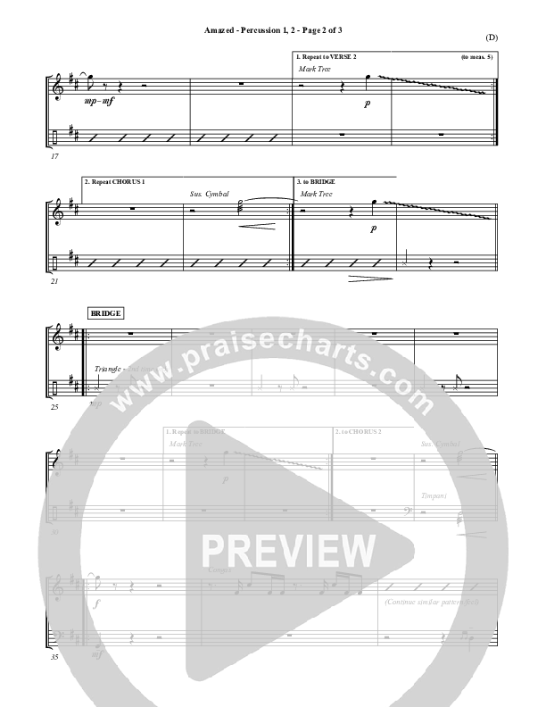 Amazed Percussion 1/2 (Jared Anderson)