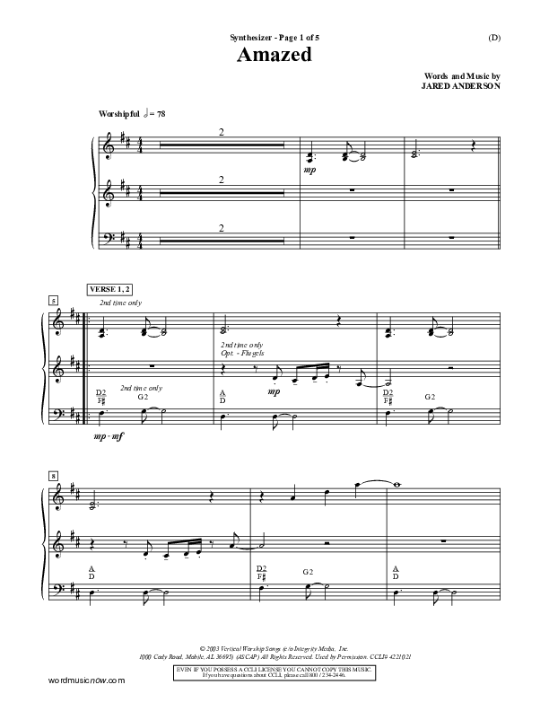 Amazed Synth (Jared Anderson)